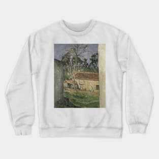 Farmyard by Paul Cezanne Crewneck Sweatshirt